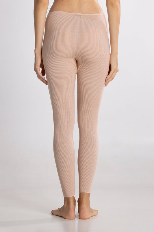 Oscalito, Wool Silk Rib Leggings - 3449 - MAKIE