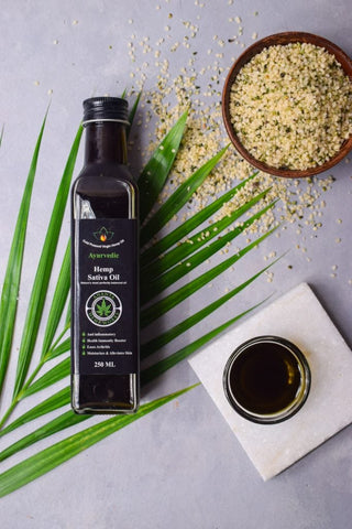 hemp sativa oil cold pressed