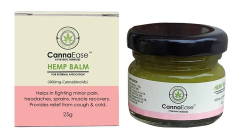 Ayurvedic hemp balm for pain relief