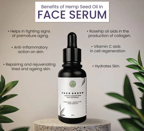 benefits of hemp face serum