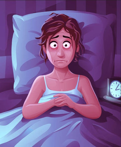 Insomnia girl cartoon