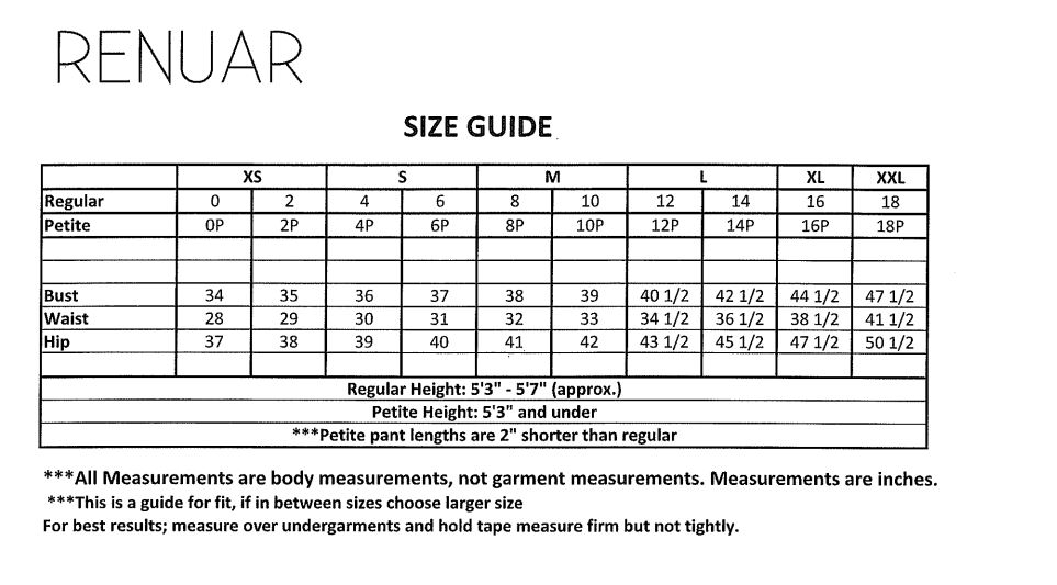Zustimmung Schneider Empfohlen better bodies clothing size chart ...