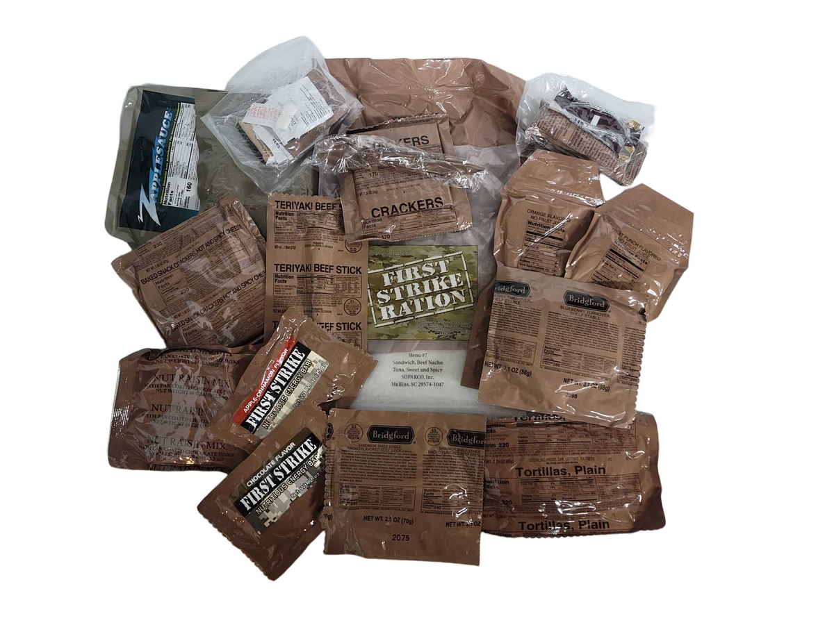 Sale: First Strike Ration [FSR] - Menu 7 | SURVIVAL SUPPLIES