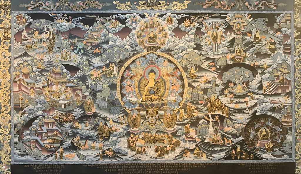 The Life Of Buddha In Traditional Thangka Paintings