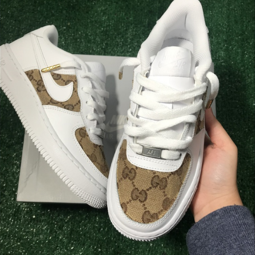 custom gucci nike air force 1