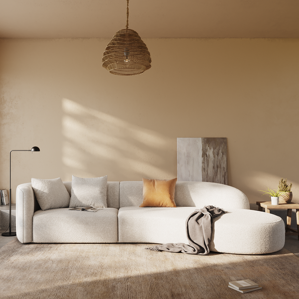 Find out the Beauty of Curve: Formia Curved Sectional by Acanva
