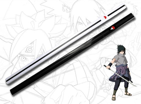 Cosplay Samouraï En Bambou Bois Anime Épée,Épée Uchiha Sasuke