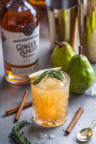 whiskey pear cocktail