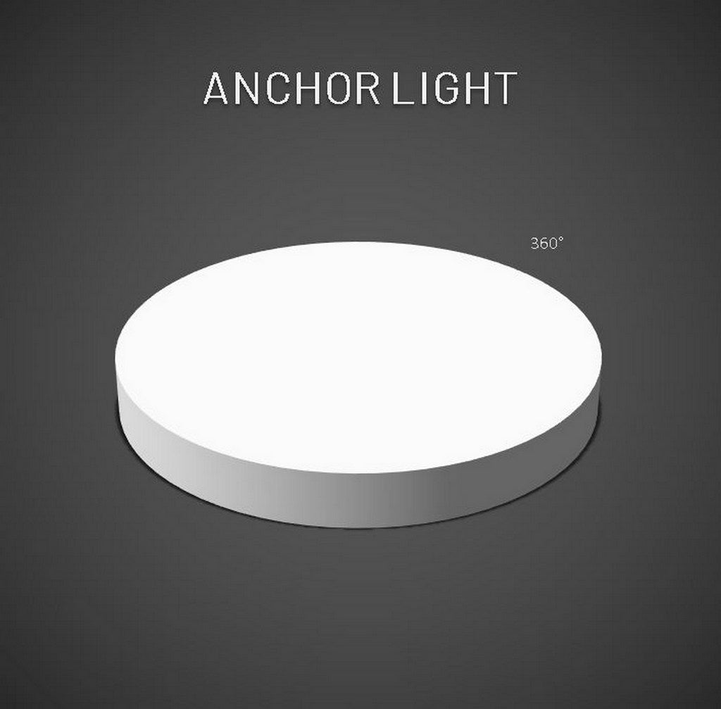 Anchor LED light 2nm, silver