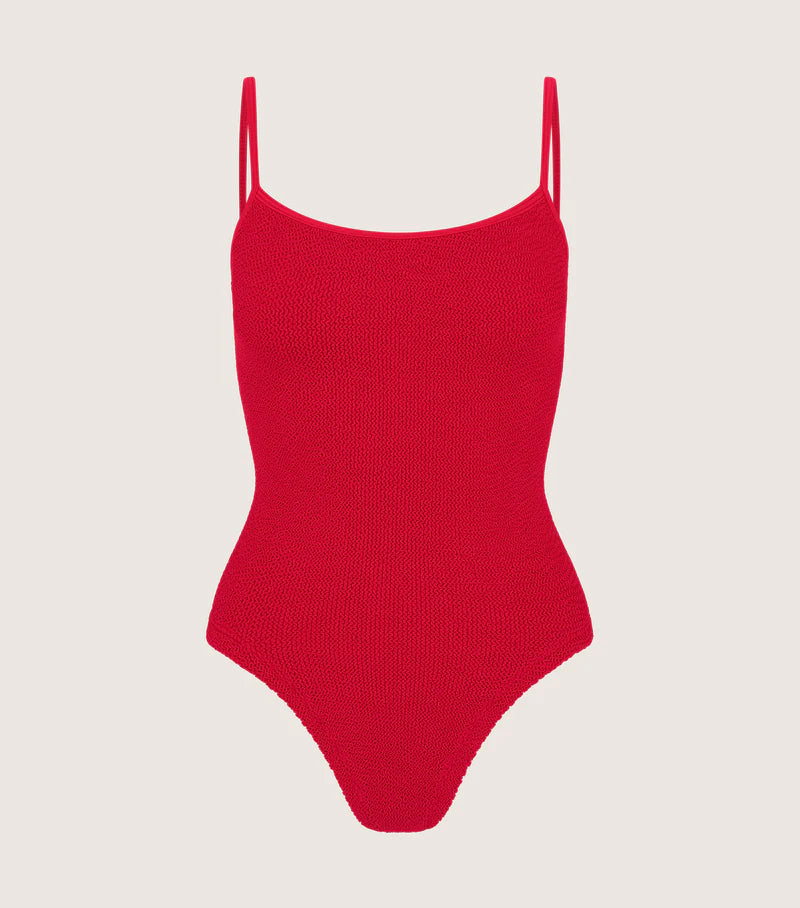 HUNZA G Petra Cheeky Swim Red