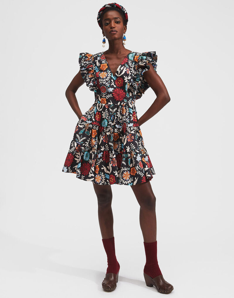 Honeybun Dress Fire Flower – Toscani Australia