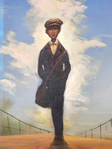 Illustration of George Washington Carver as a young boy by Frank Morrison