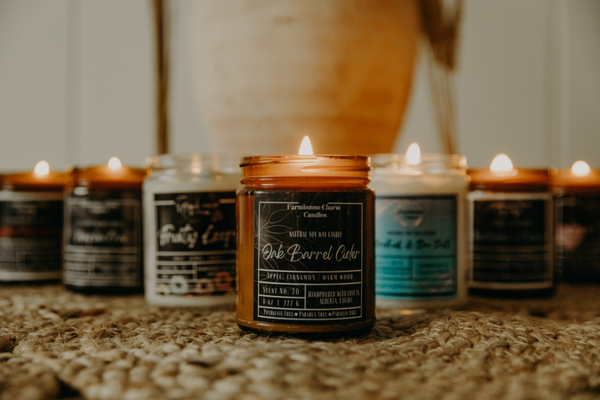 Welcome to Farmhouse Charm Candles! We're excited to introduce you to our love for handcrafted candles. Here are some common questions to help you learn more about us: