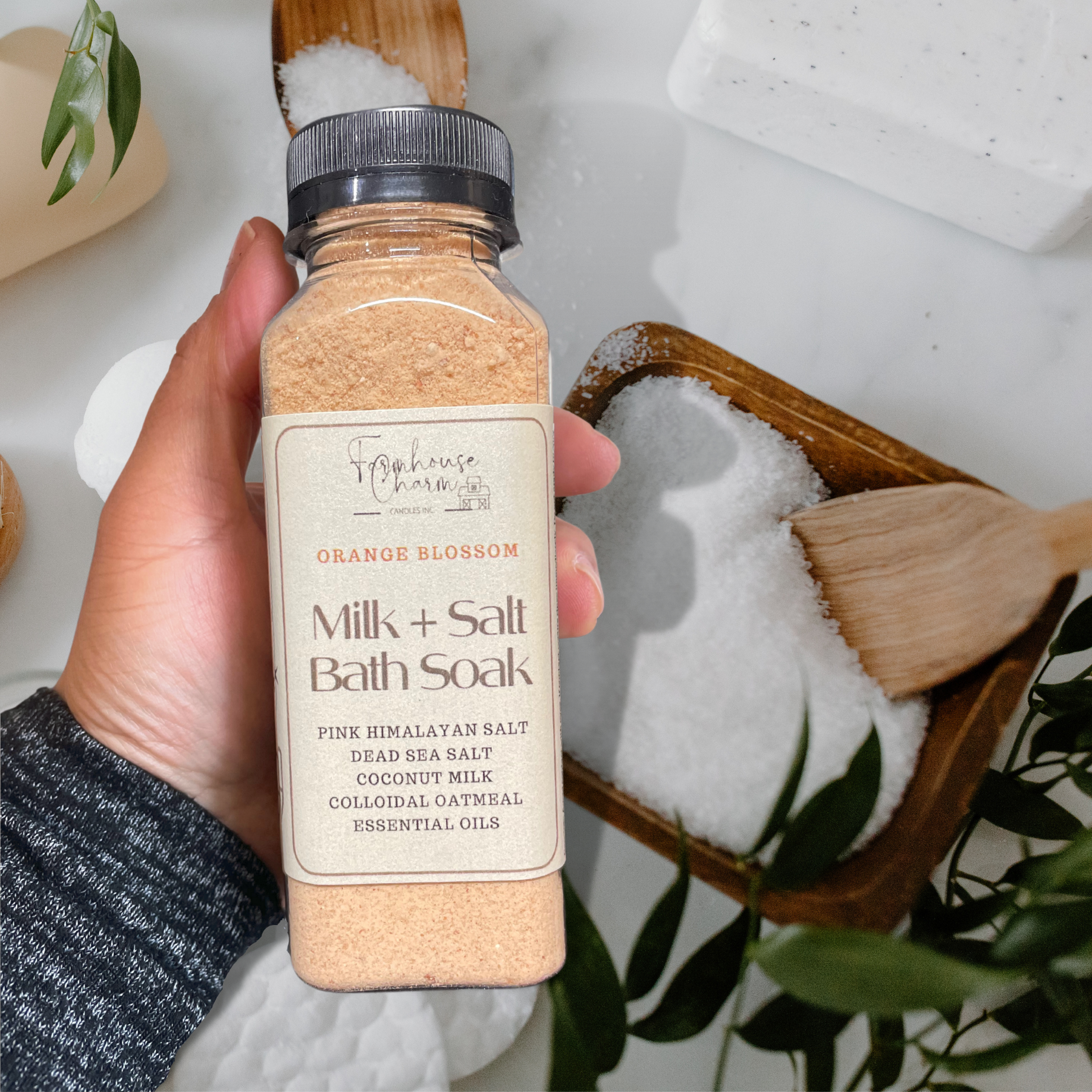 image for Milk + Salt Bath Soak- Orange Blossom