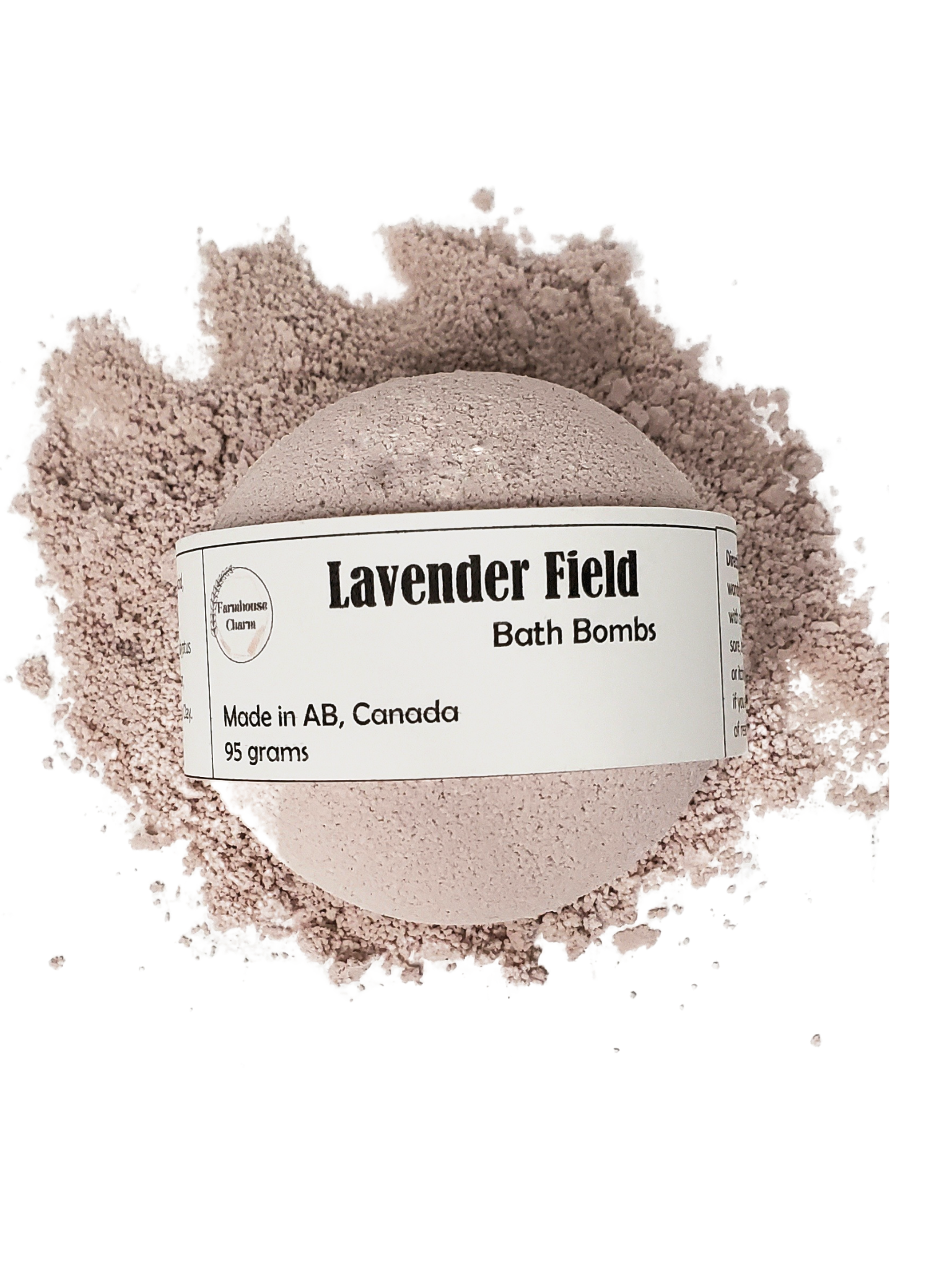 image for Lavender Field Bath Bomb- Farmhouse Charm