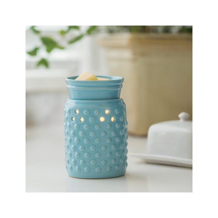 image for Midsize ceramic Illumination Tart Wax Warmer-Hobnail