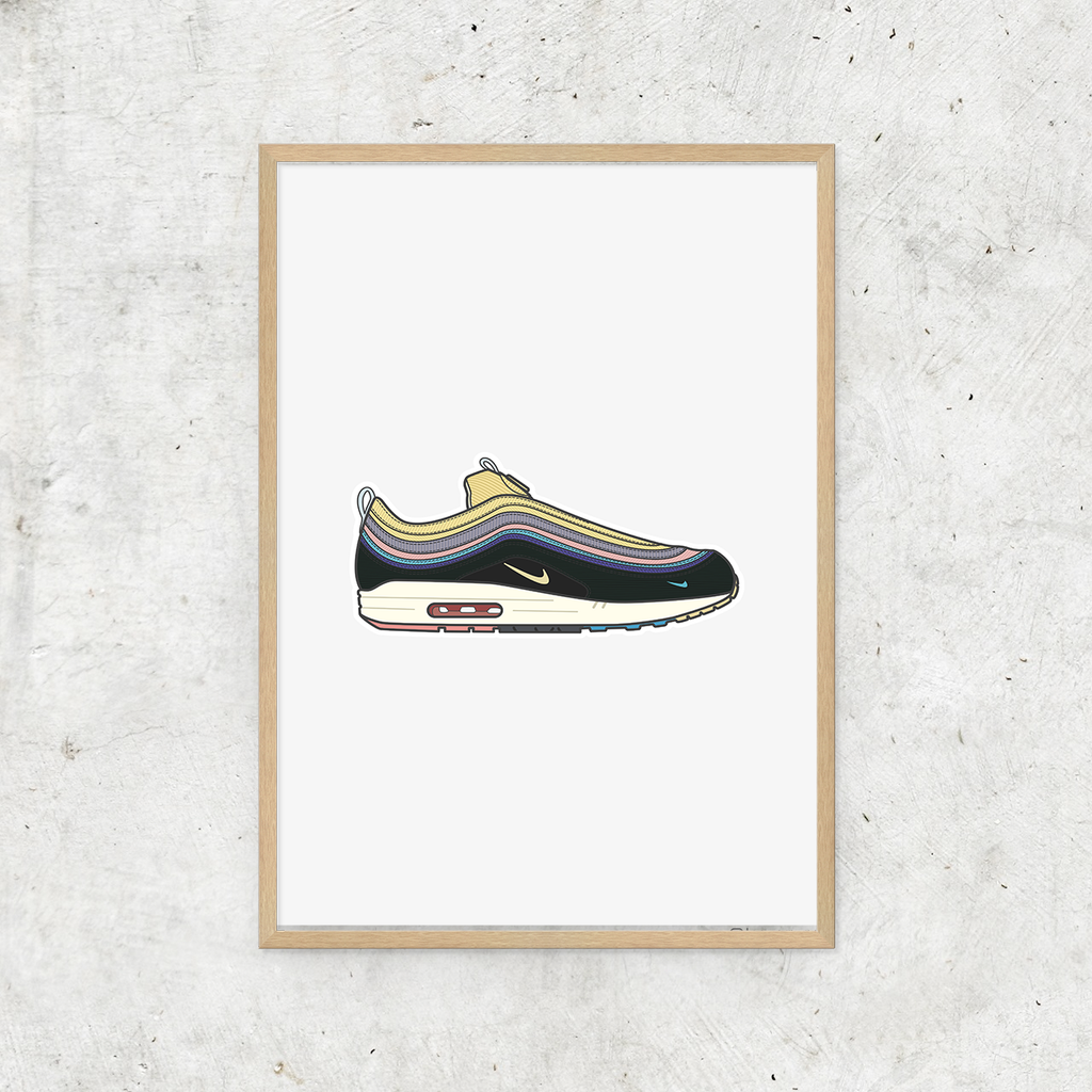Ir al circuito Robar a Escupir Sean Wotherspoon x Nike Air Max 1 97 with Grey Background Print – Above the  Gods US