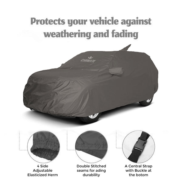 Carmate Car Body Cover 100% Waterproof Pride (Grey) for Maruti - Versa - CARMATE®