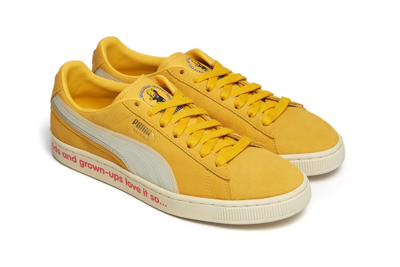 PUMA and Haribo Collab Sneakers Suede News New Yellow Red Green Sweets Candy Bears 