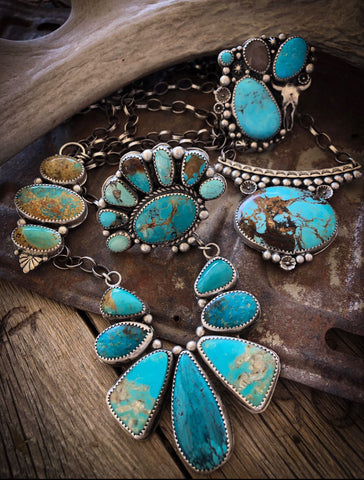 SPOILED COWGIRLZ turquoise jewelry silversmith work