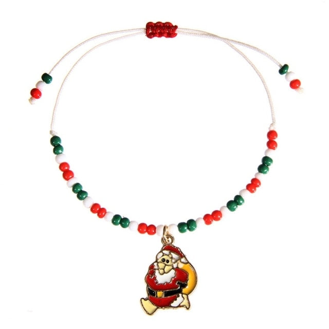 Santa Claus Bracelet Alloy Pendant - Mshop Store