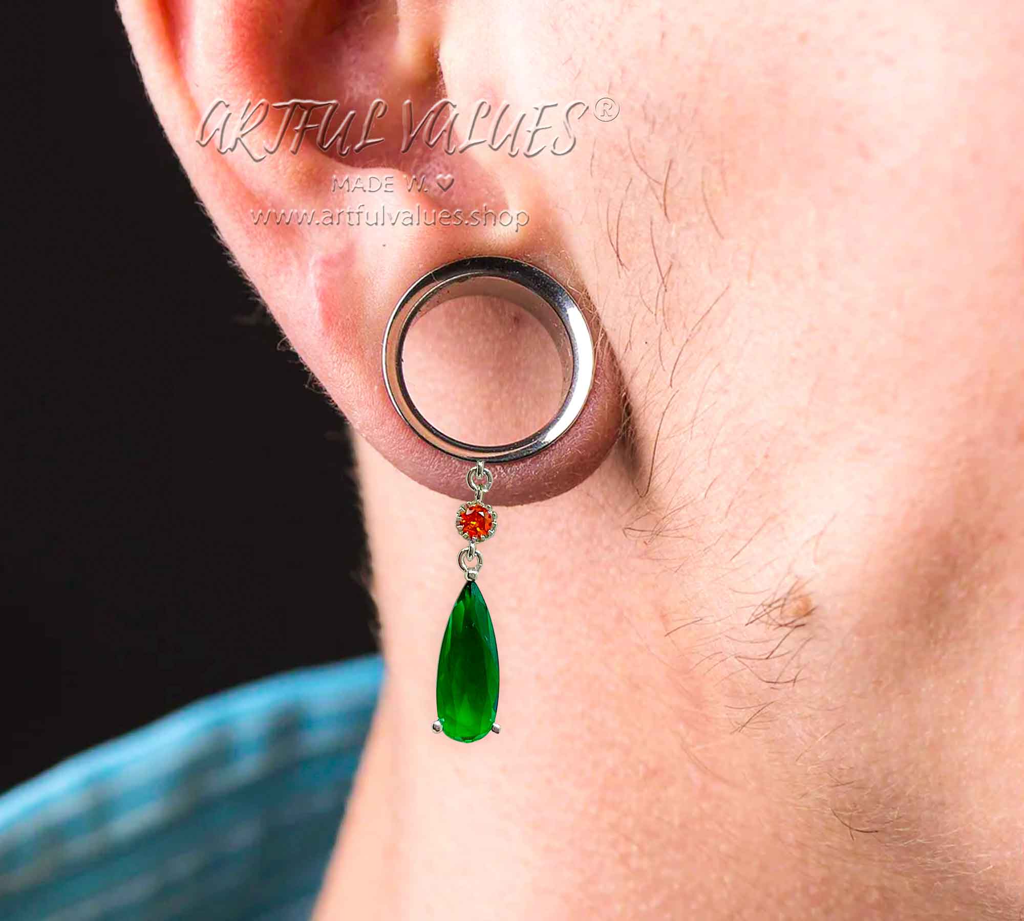 Howl's Moving Castle Gauge Earring