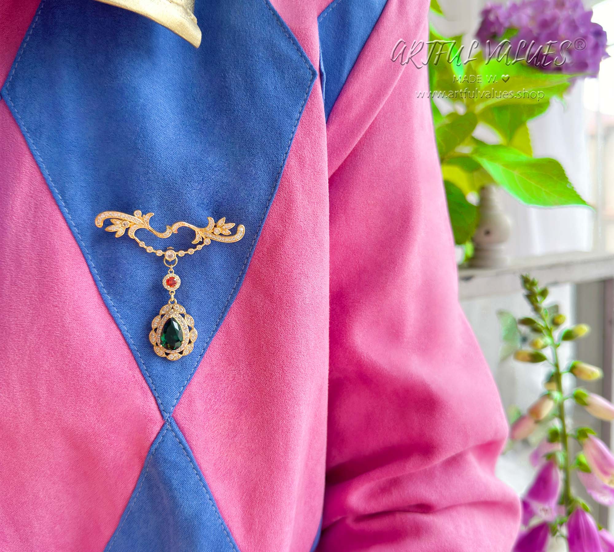 Howl's Moving Castle brooch