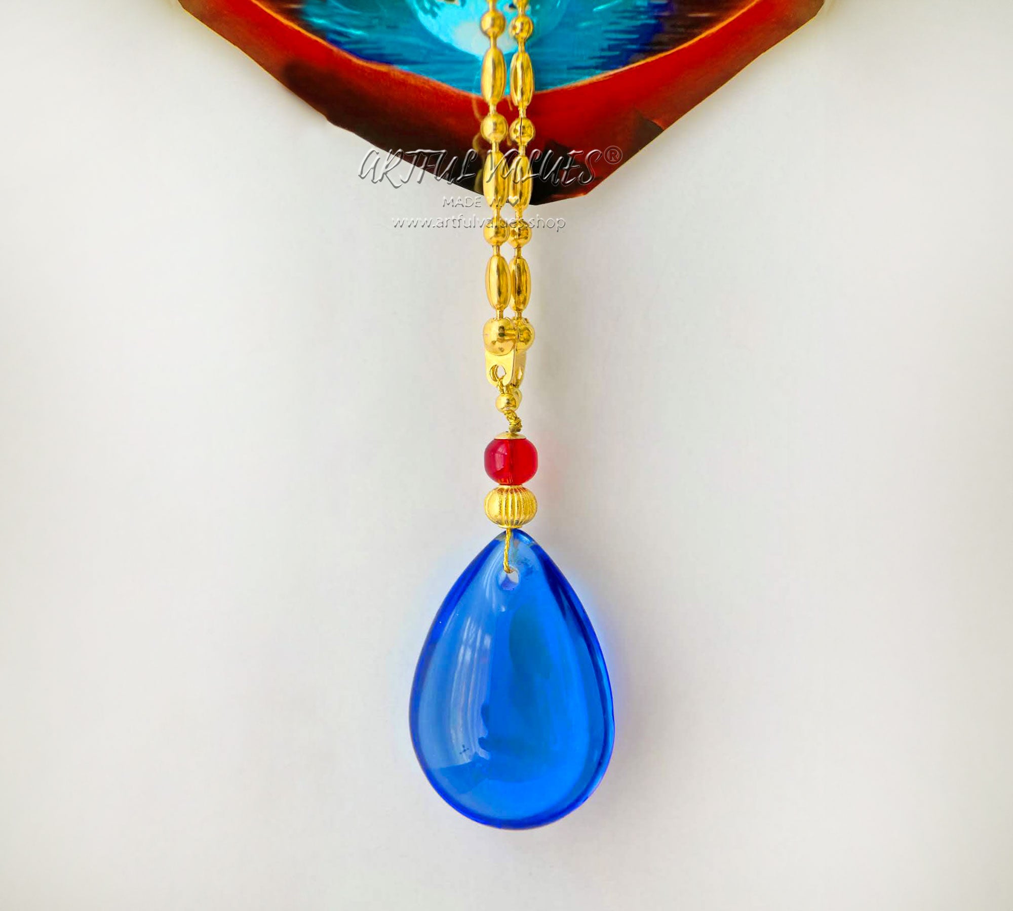 Howl's Moving Castle Necklace Azure