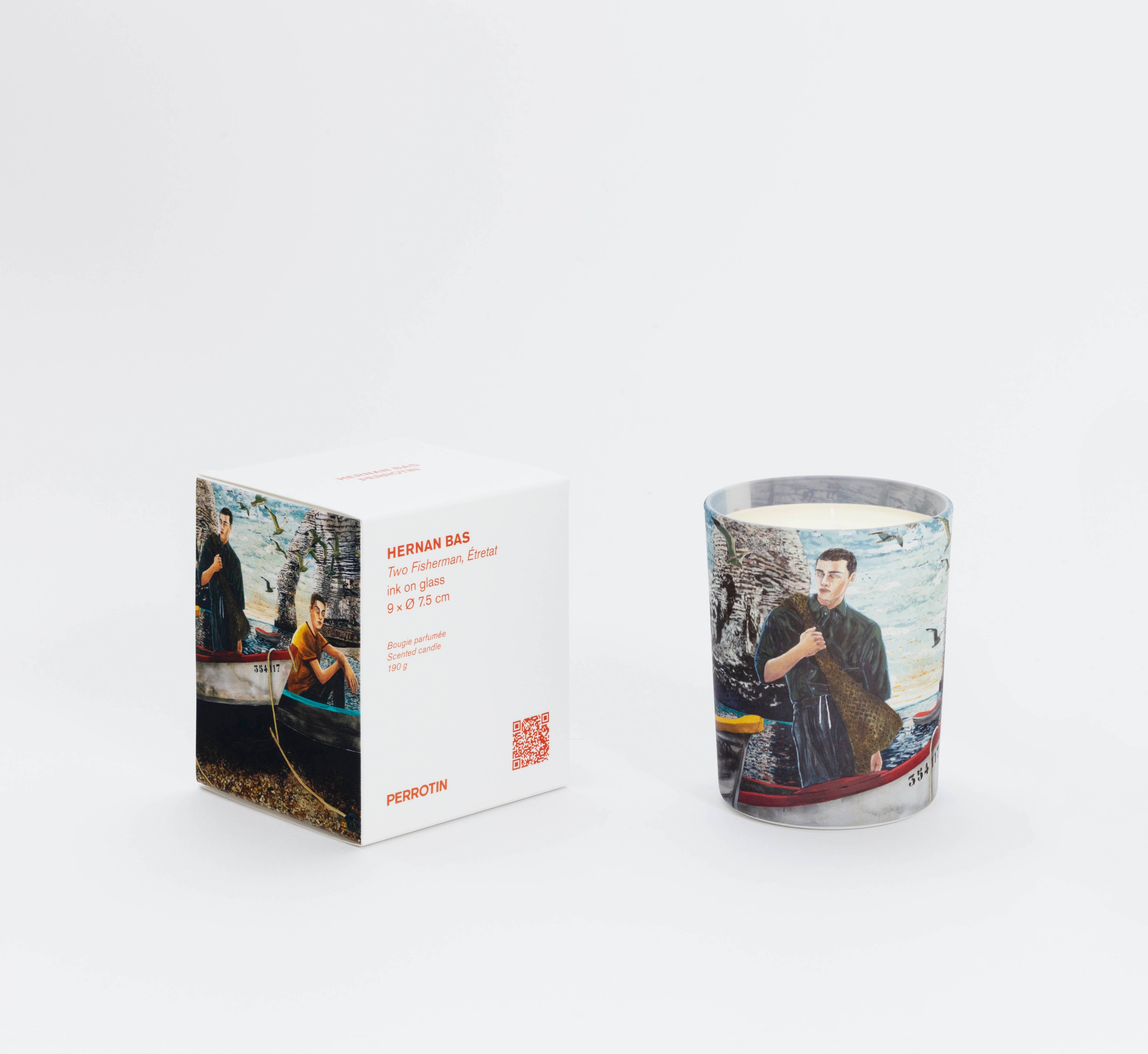 PERROTIN x HERNAN BAS - Two Fisherman, Étretat Candle - Perrotin Store product image