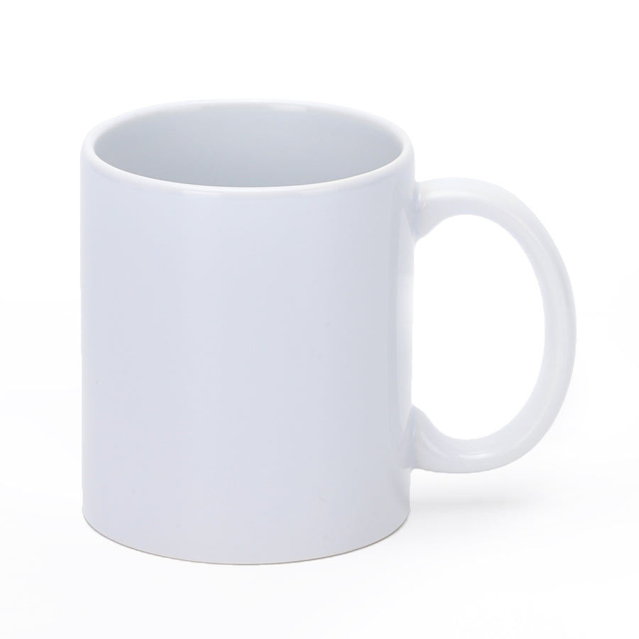 plain white ceramic travel mug