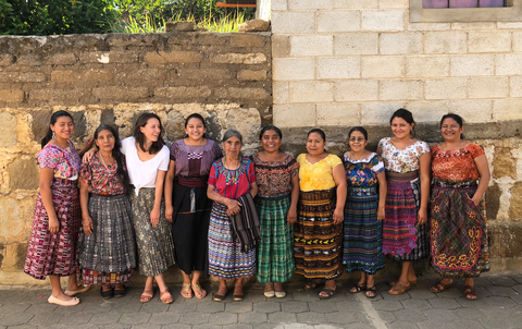 Behind the Hill, Maud Lerayer and the team of Mayan weavers in Guatemala