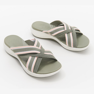 cross belt orthotic sandals