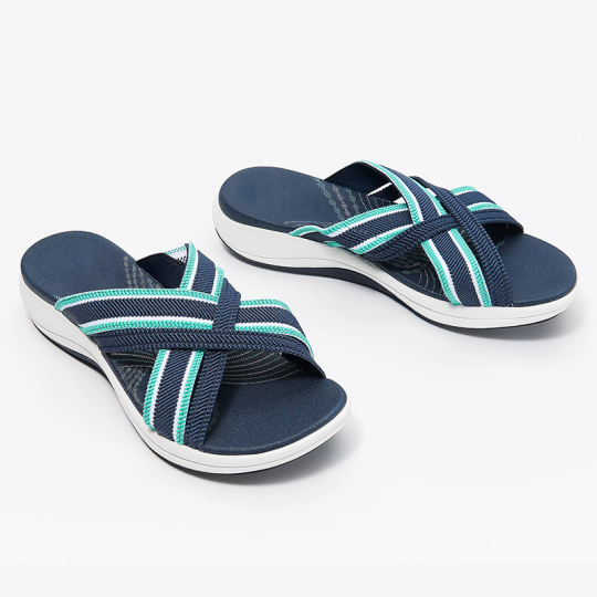 cross belt orthotic sandals