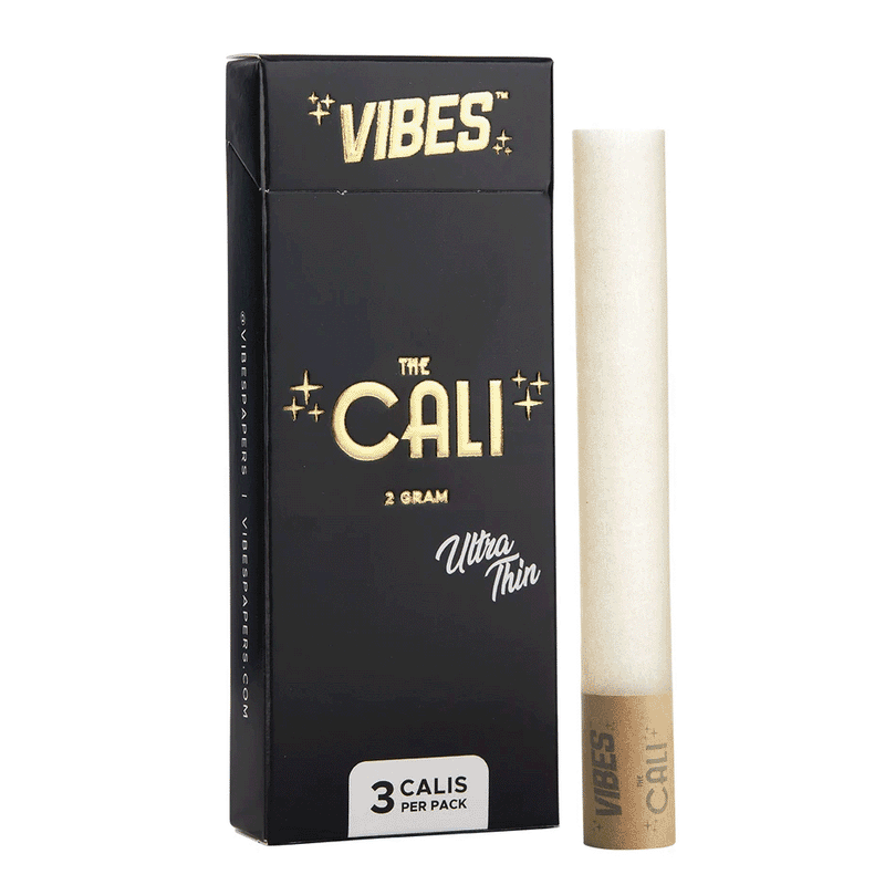 Vibes - The Cali - Ultra Thin - 3 Cones - 2 Gram - 8 Pack Box