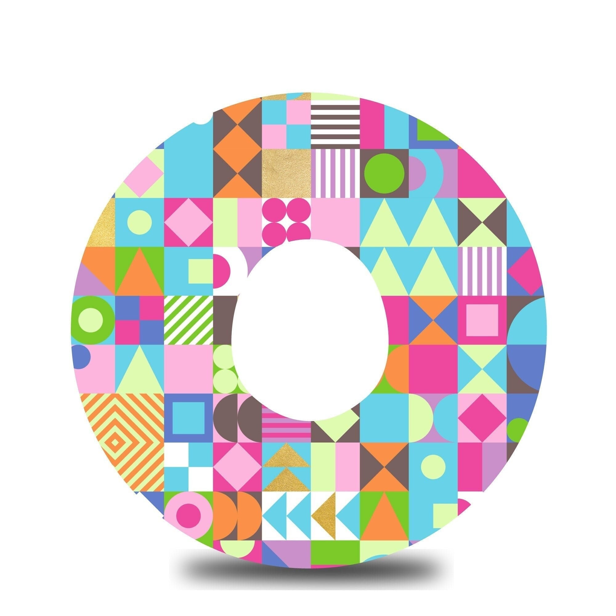 Geometric Fun Dexcom G7 Tape by Buddy Patches