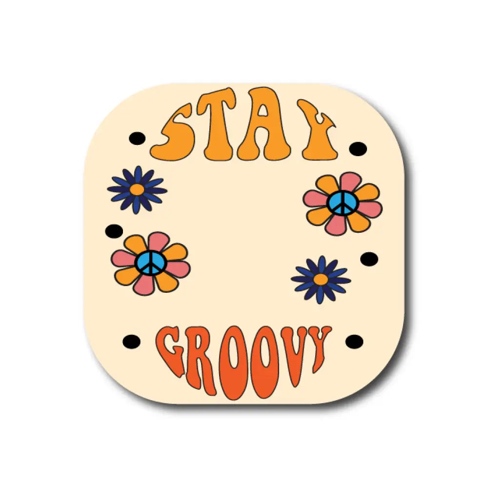 Stay Groovy - Dexcom G7 and Stelo Cover-up by Stick2Hope