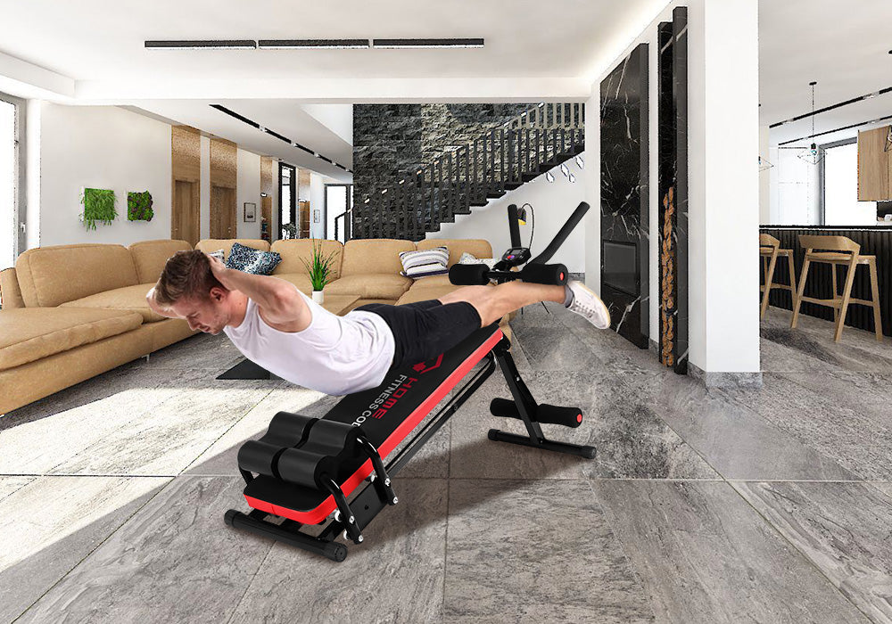 Extension on Sit-up Bench