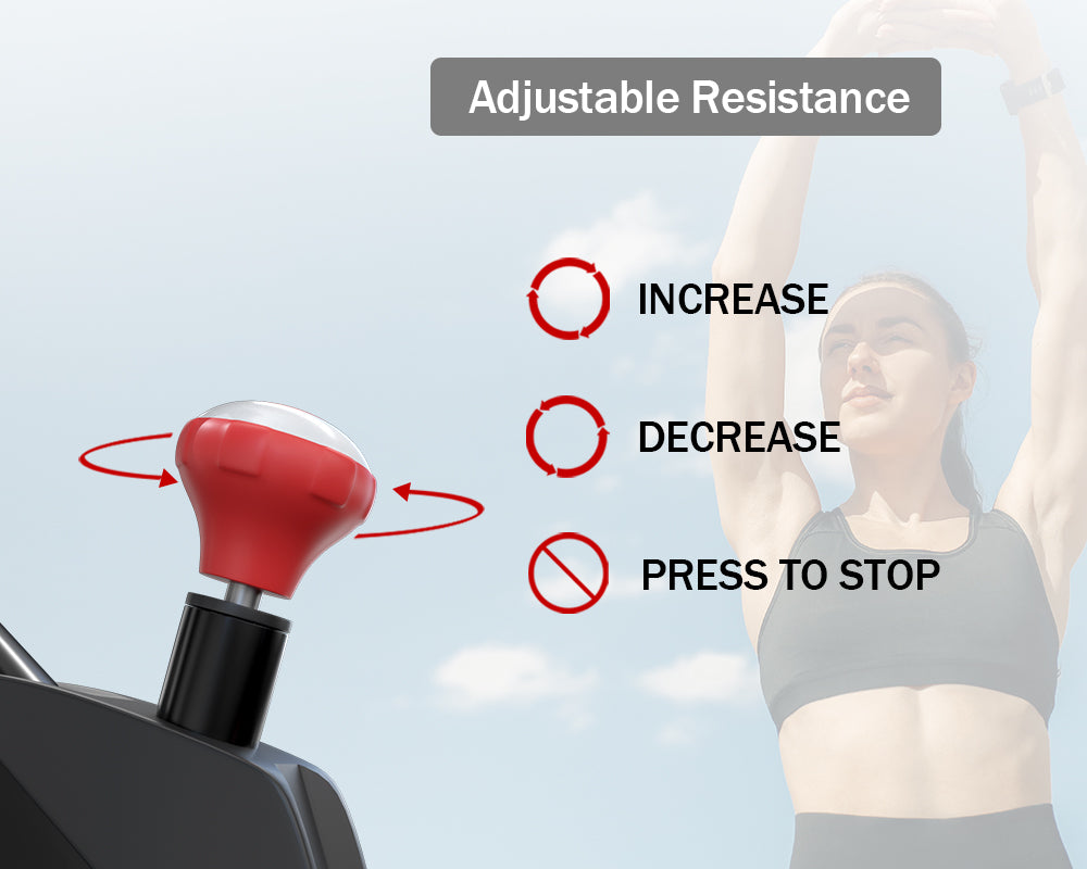 Exercise Bike with Adjustable Resistance