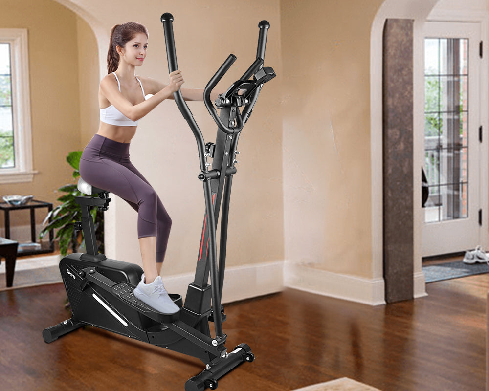 Hold the Handles Tightly in the Elliptical Machine Workout