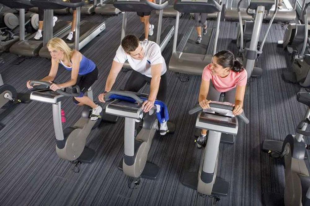 Indoor Fitness Bikes Workout