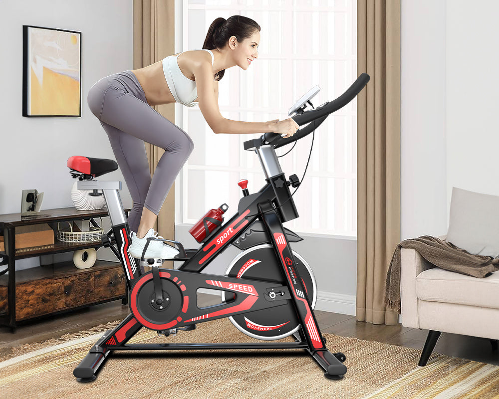 Lifting Your Bottom off the Indoor Exercise Bike Seat While Cycling