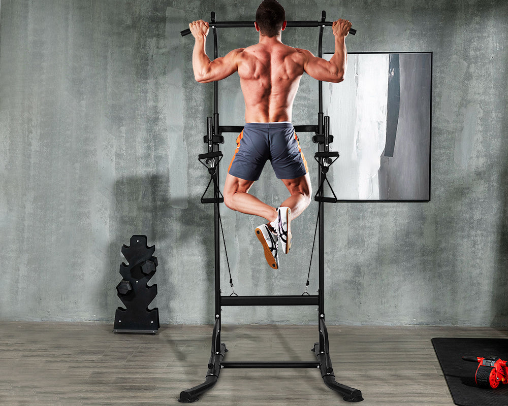 the Pull up Station Can Build Your Back and Forearms