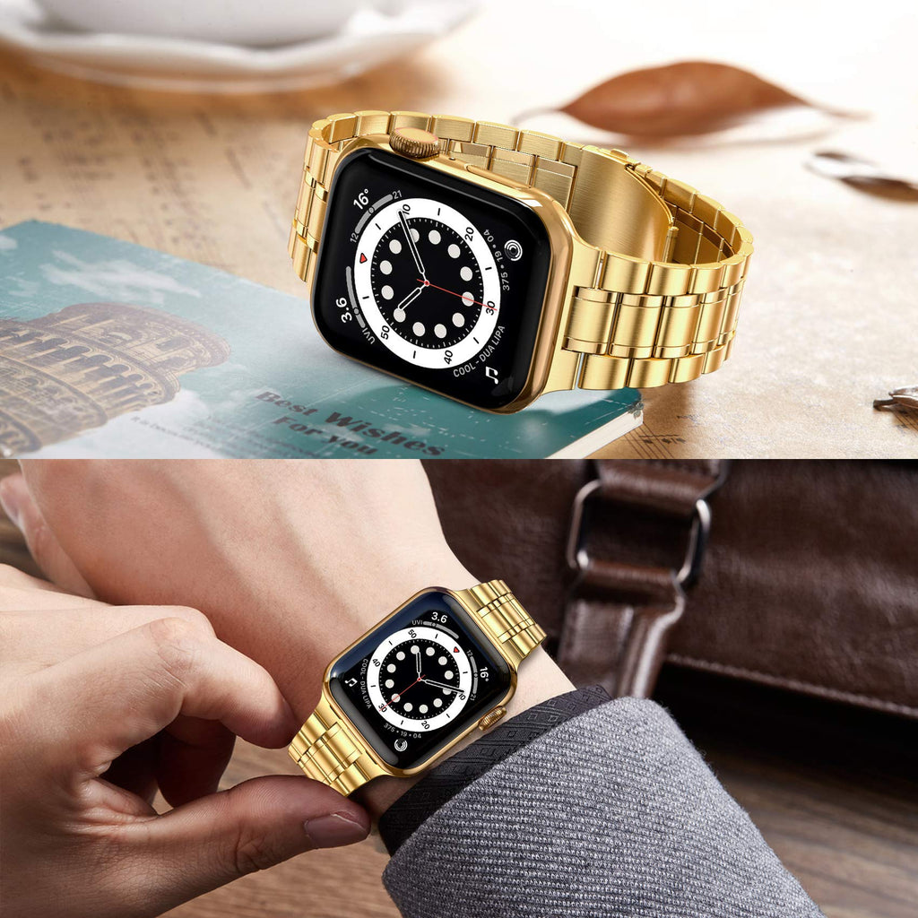 golden apple watch bands