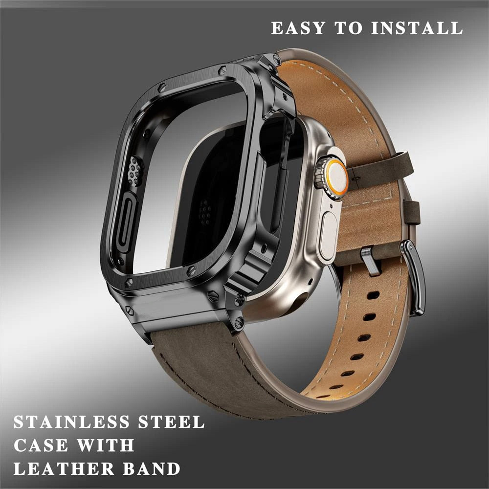band with case for apple watch