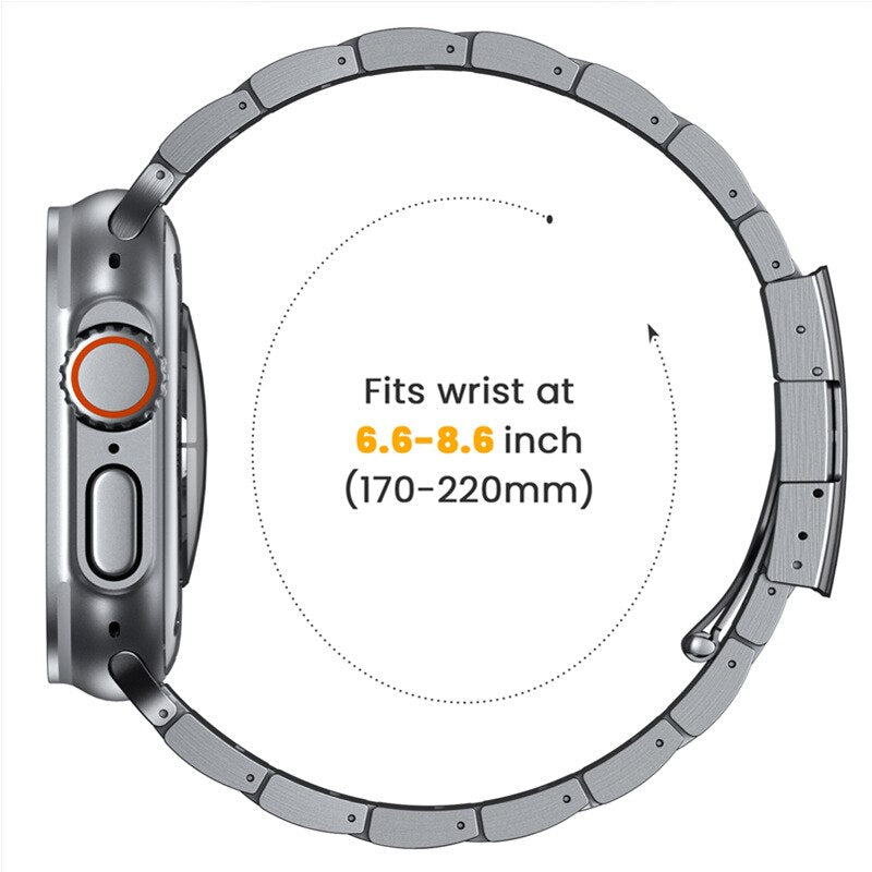 Titanium Bracelet wrist size chart