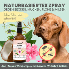 Foto Hund Zeckenschutz Spray