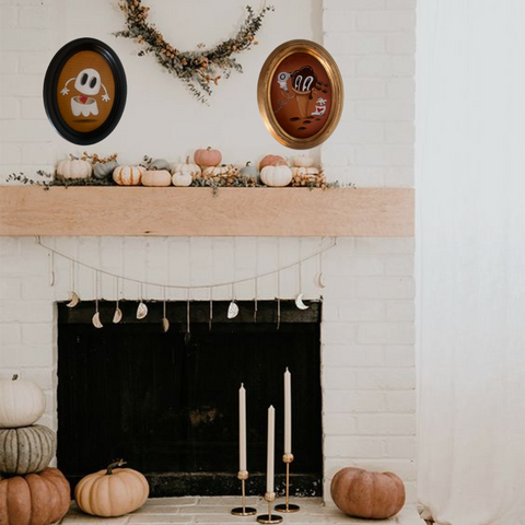 Caminetto Cosy, idee per arredamento Halloween