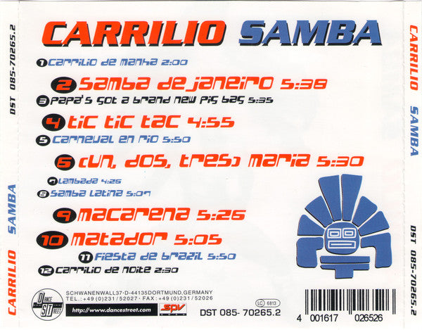 Carrilio - Samba (CD, Album)