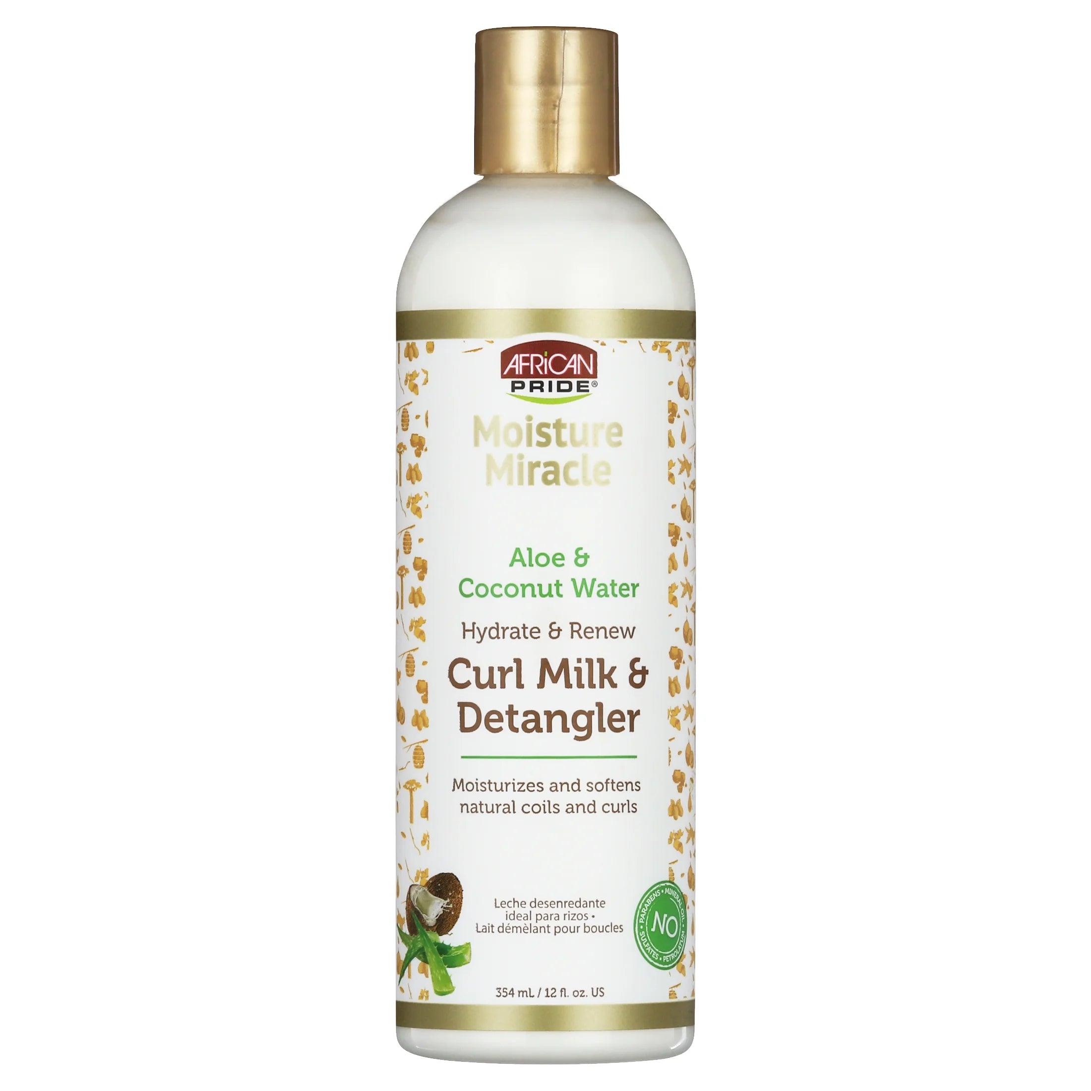 African Pride Curl Milk & Detangler 12 oz