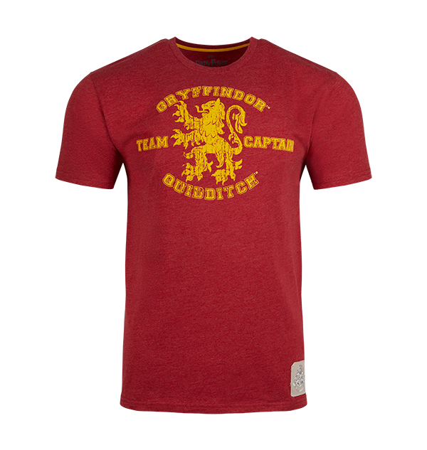 Gryffindor Quidditch Team Captain T Shirt Harry Potter Shop Uk